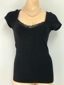 Black Top With Bonus Jewelry Kit